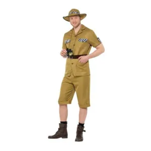 Safari Man Costume, Brown