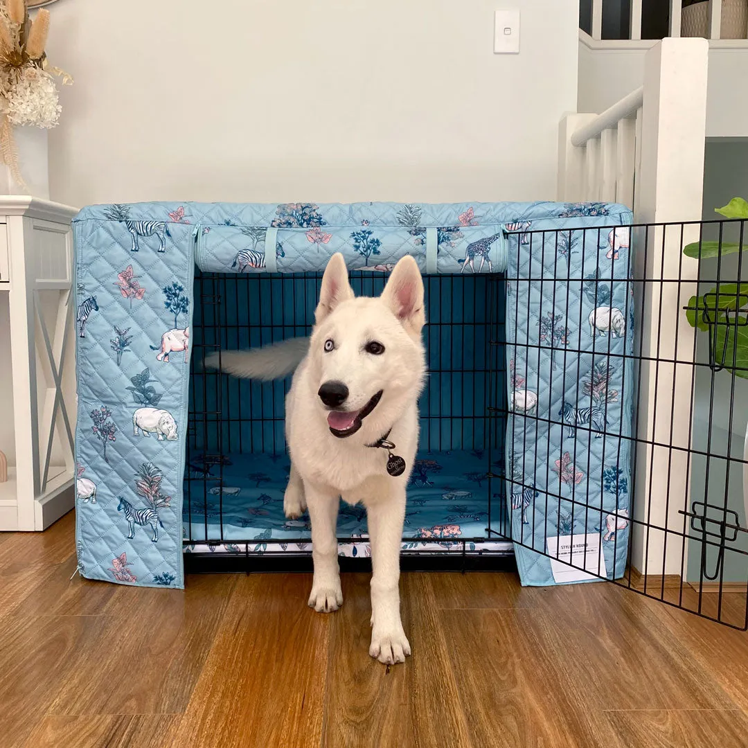 Safari Quilted Crate Cover