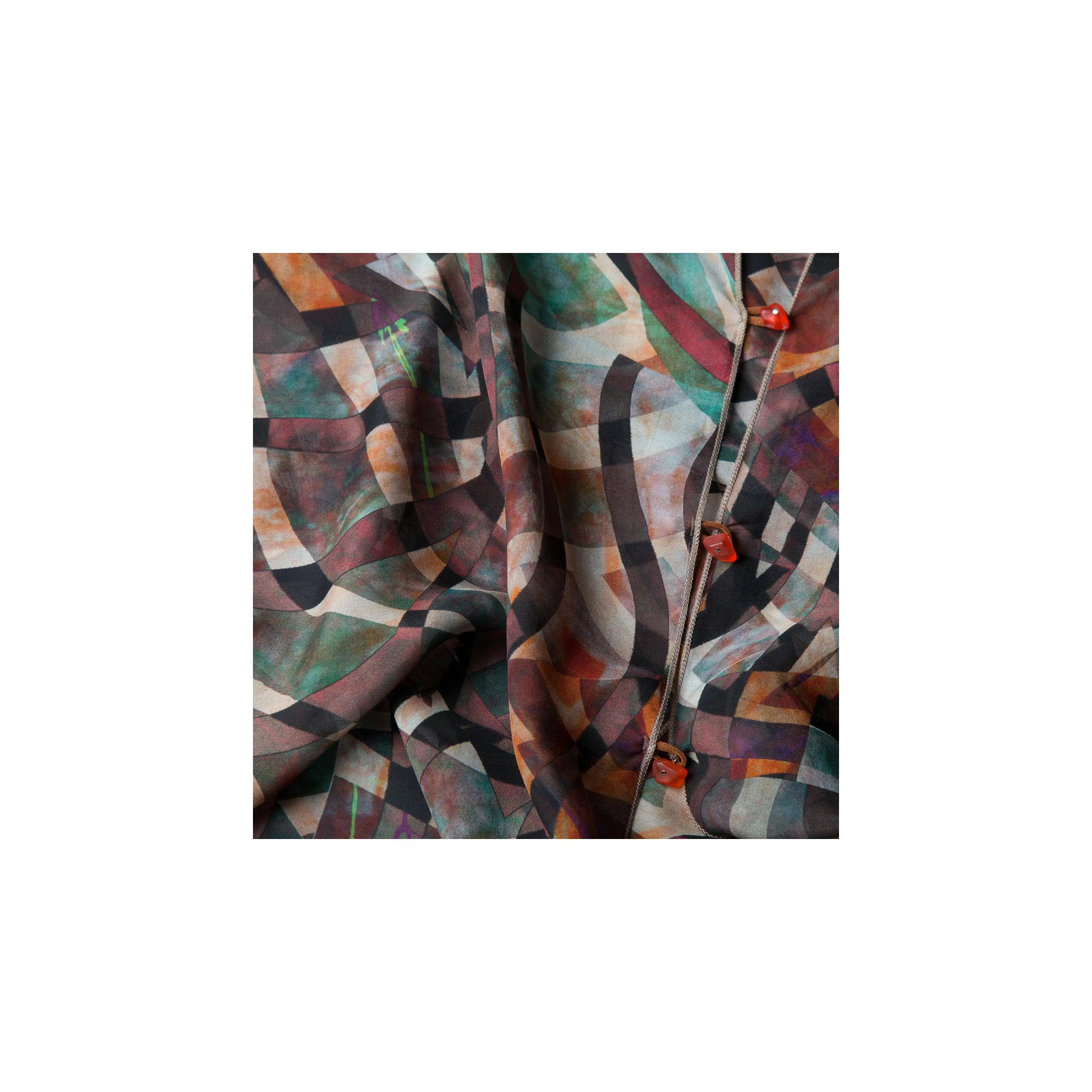 Safari Silk Chiffon Scarf Wrap