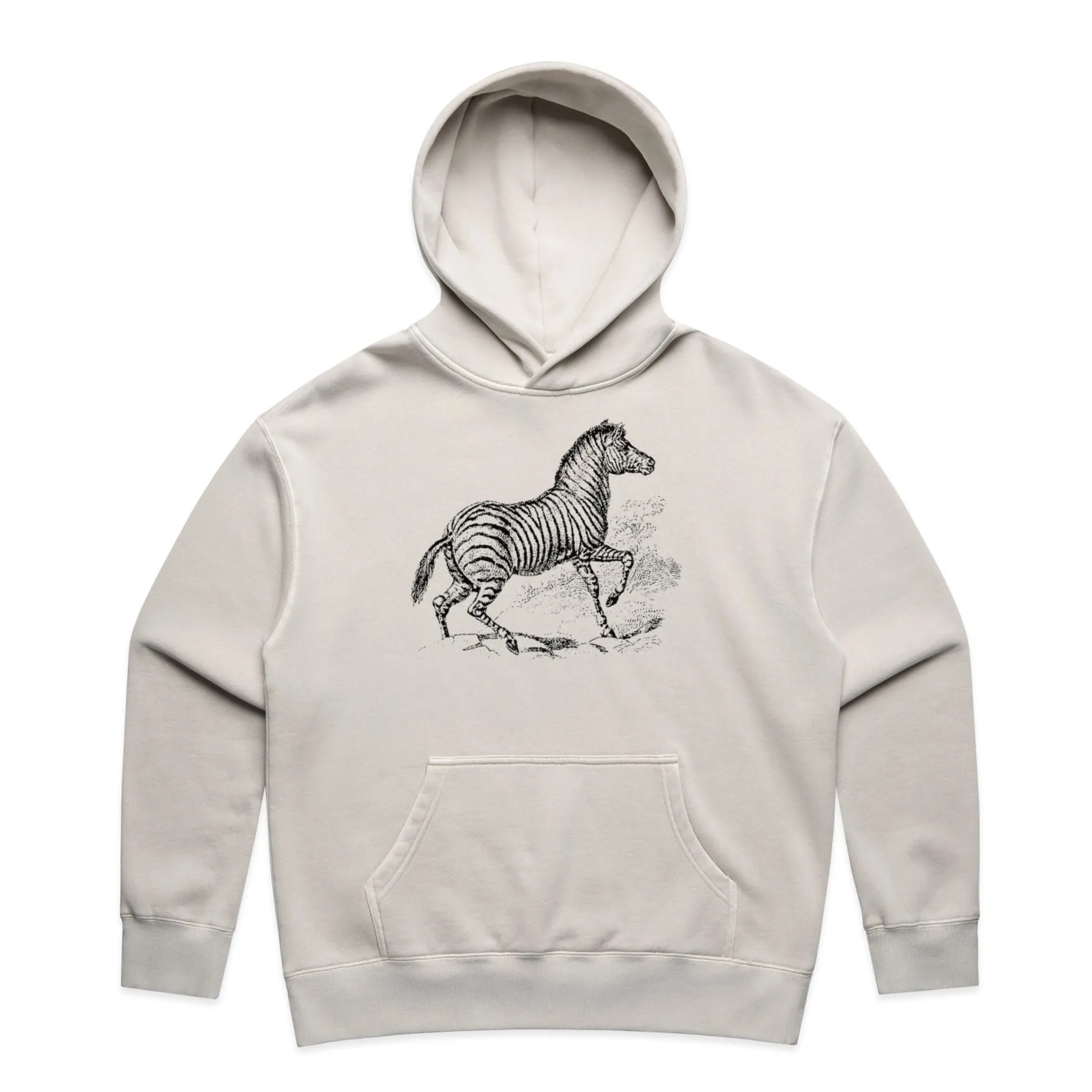 Safari Zebra – Women's Hooded Sweatshirt
