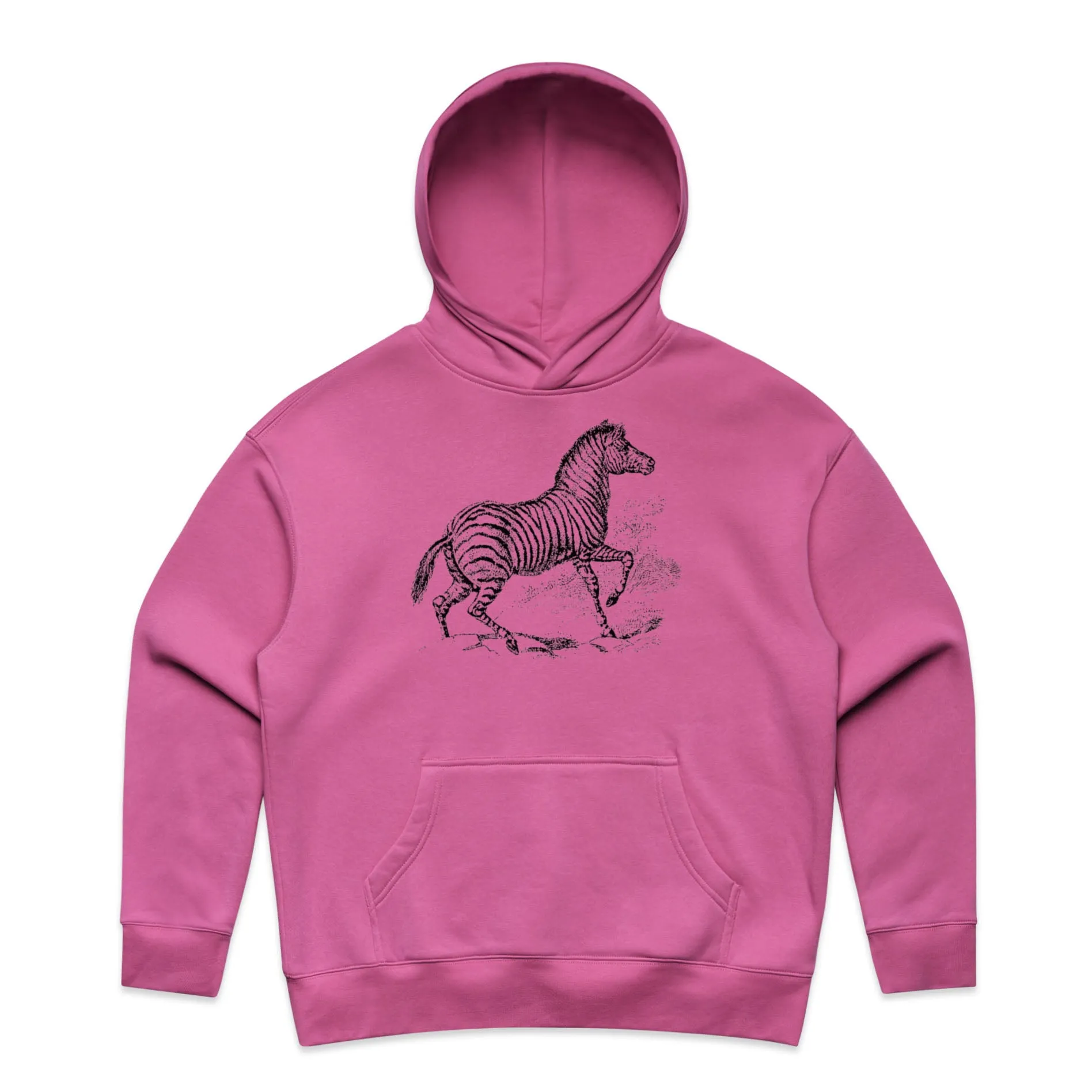 Safari Zebra – Women's Hooded Sweatshirt
