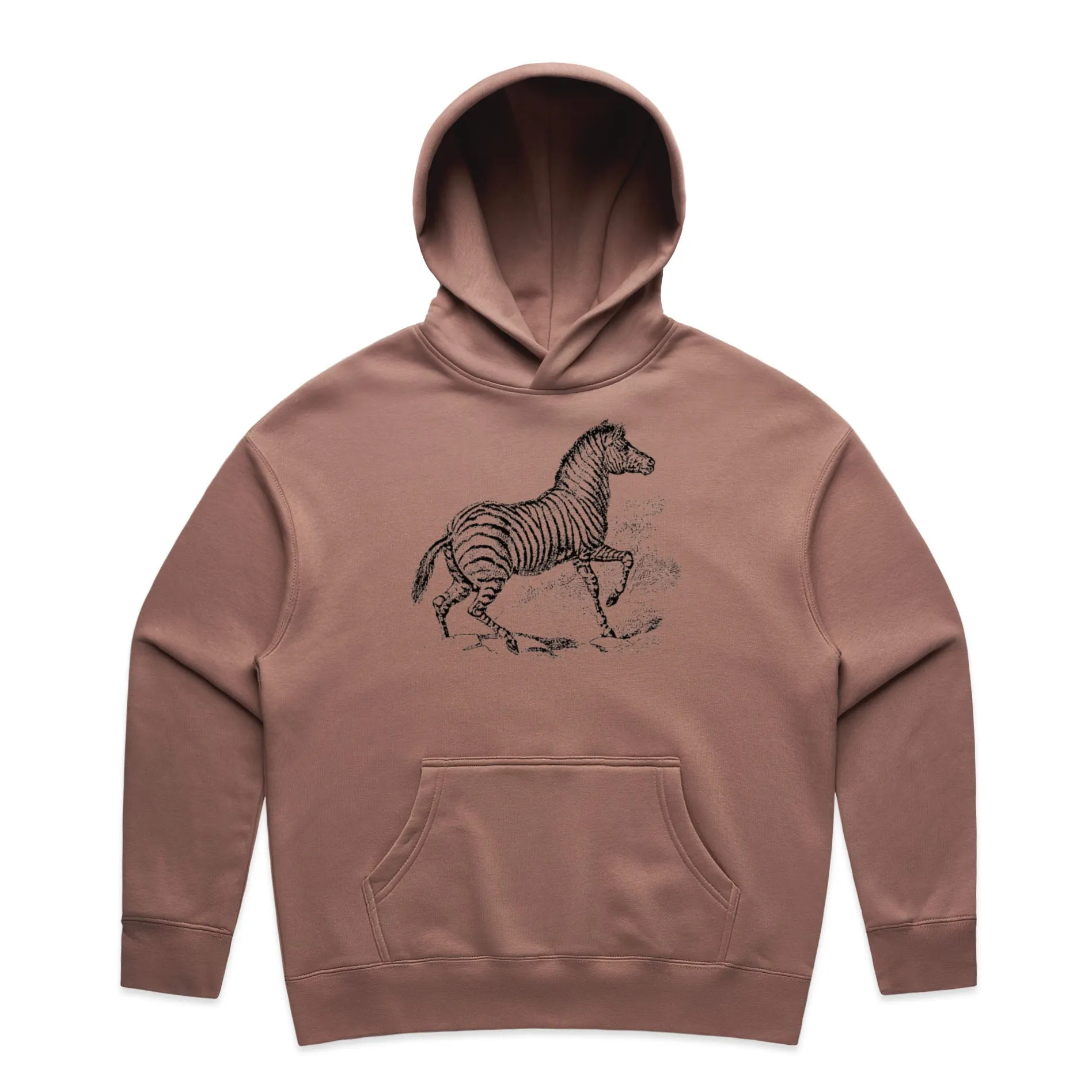 Safari Zebra – Women's Hooded Sweatshirt
