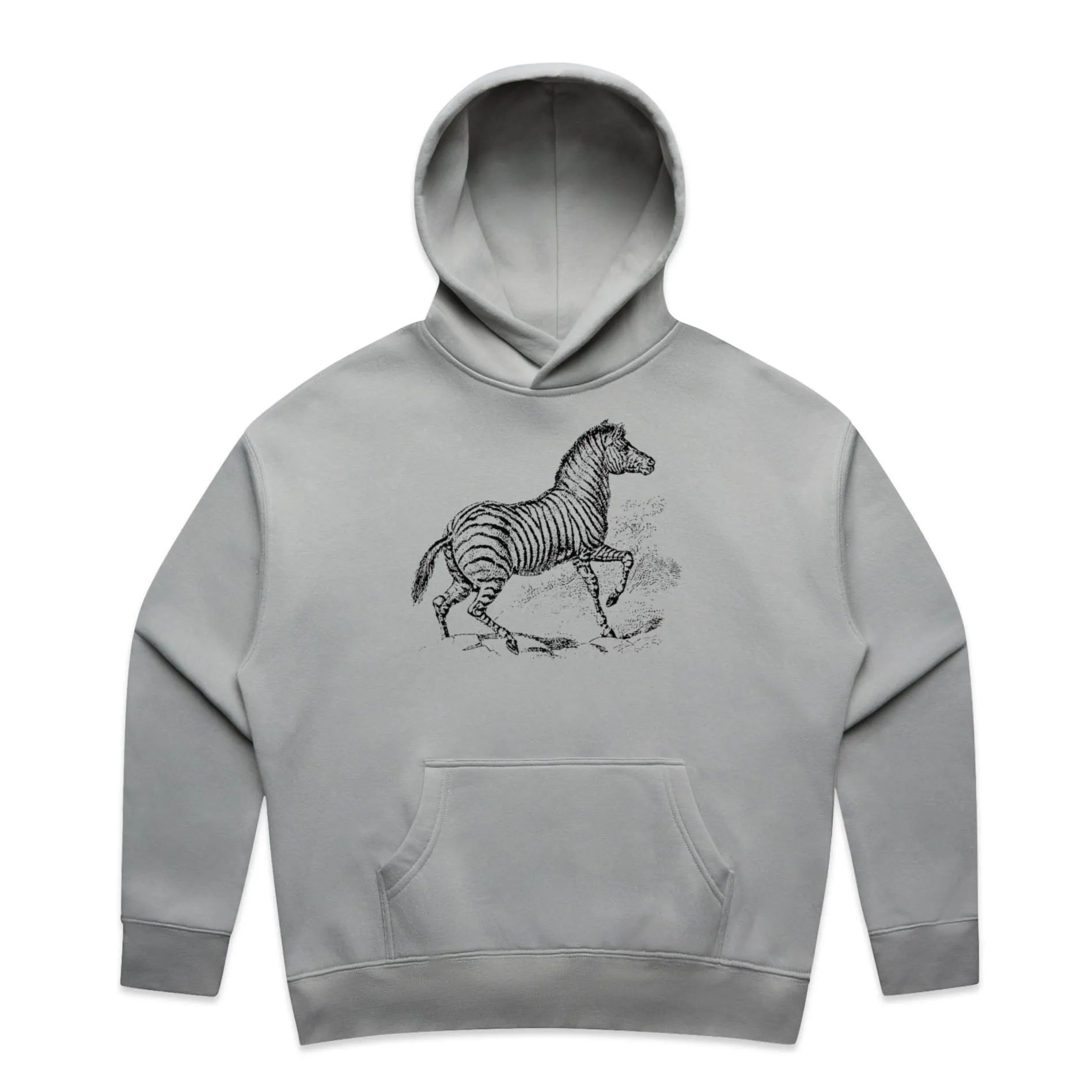 Safari Zebra – Women's Hooded Sweatshirt
