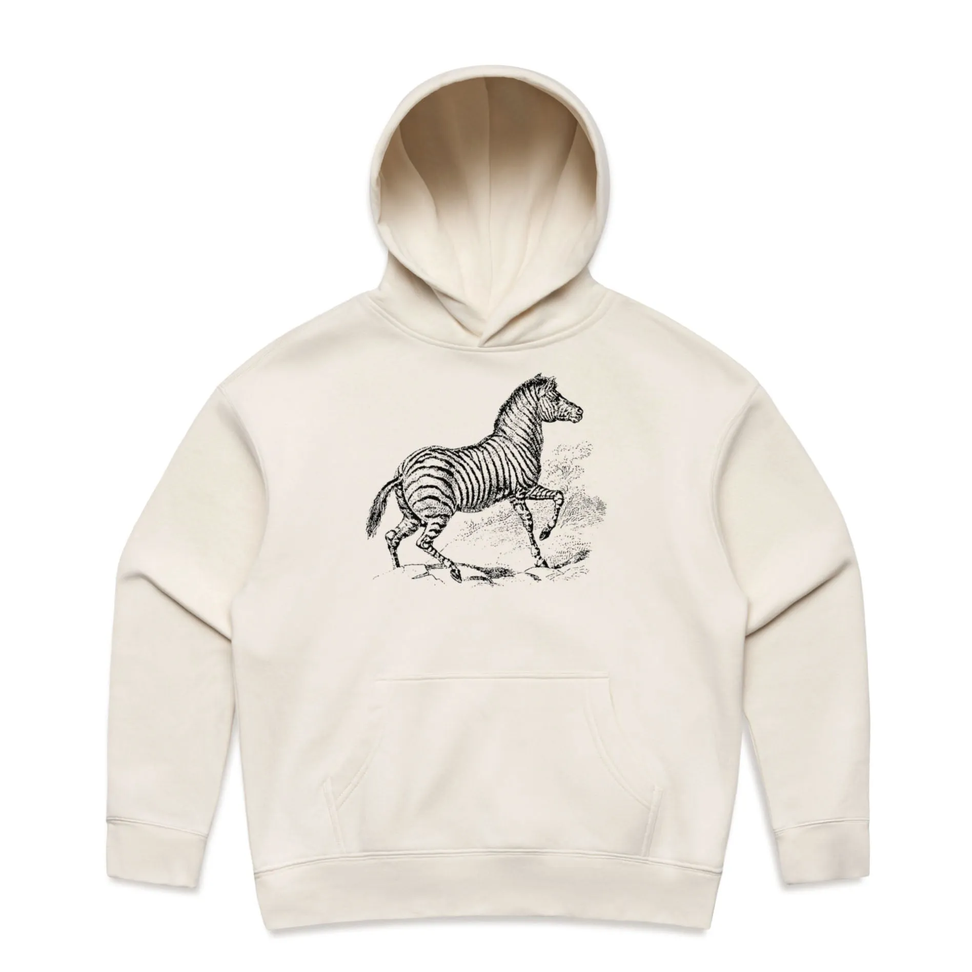 Safari Zebra – Women's Hooded Sweatshirt
