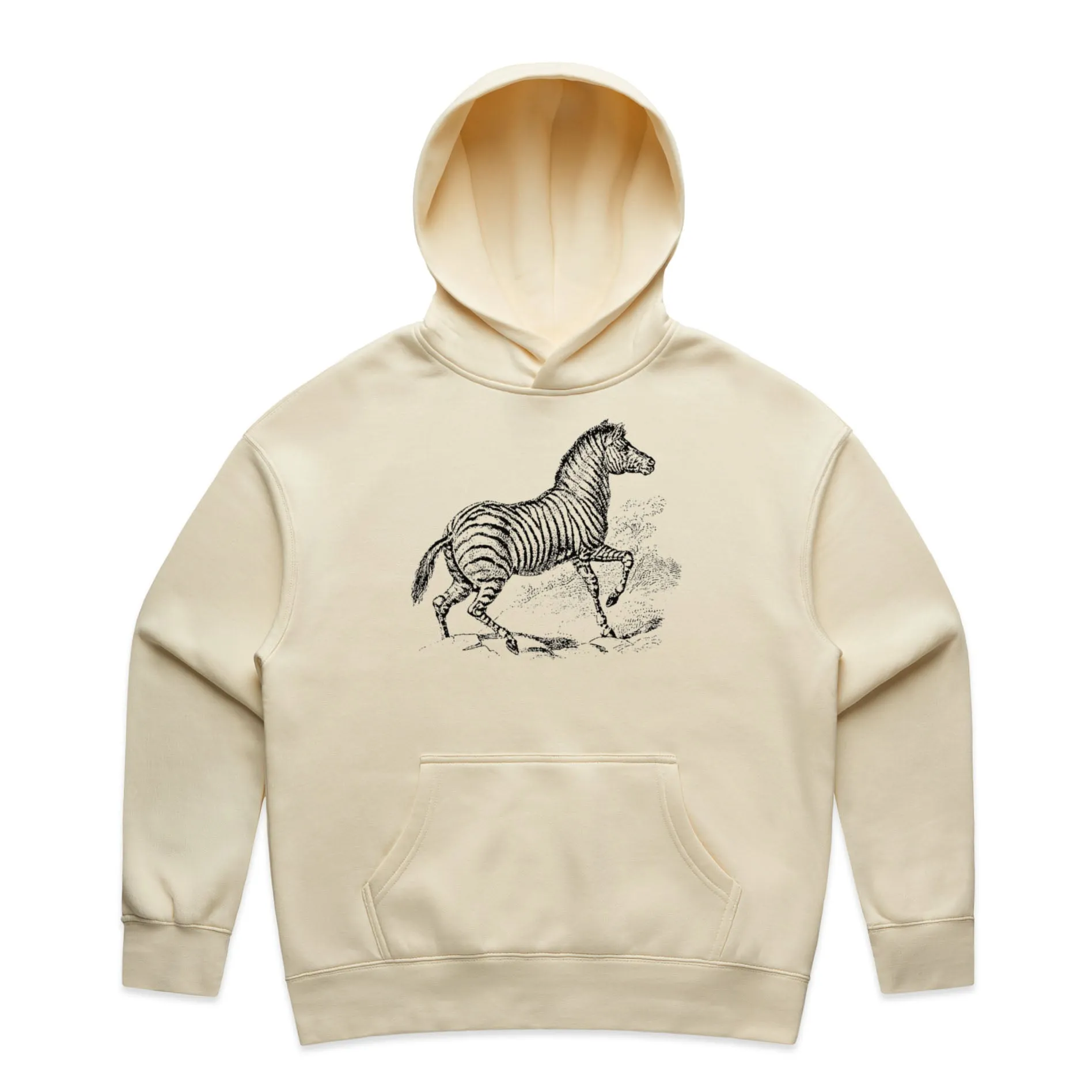 Safari Zebra – Women's Hooded Sweatshirt