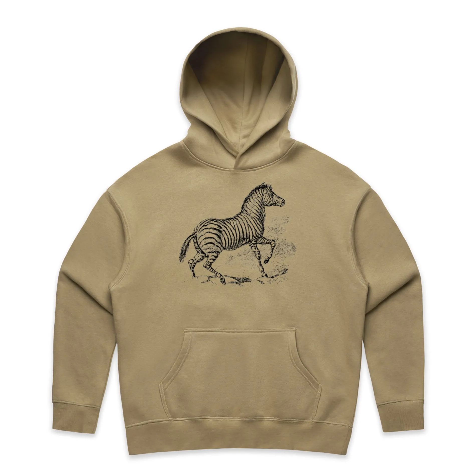 Safari Zebra – Women's Hooded Sweatshirt