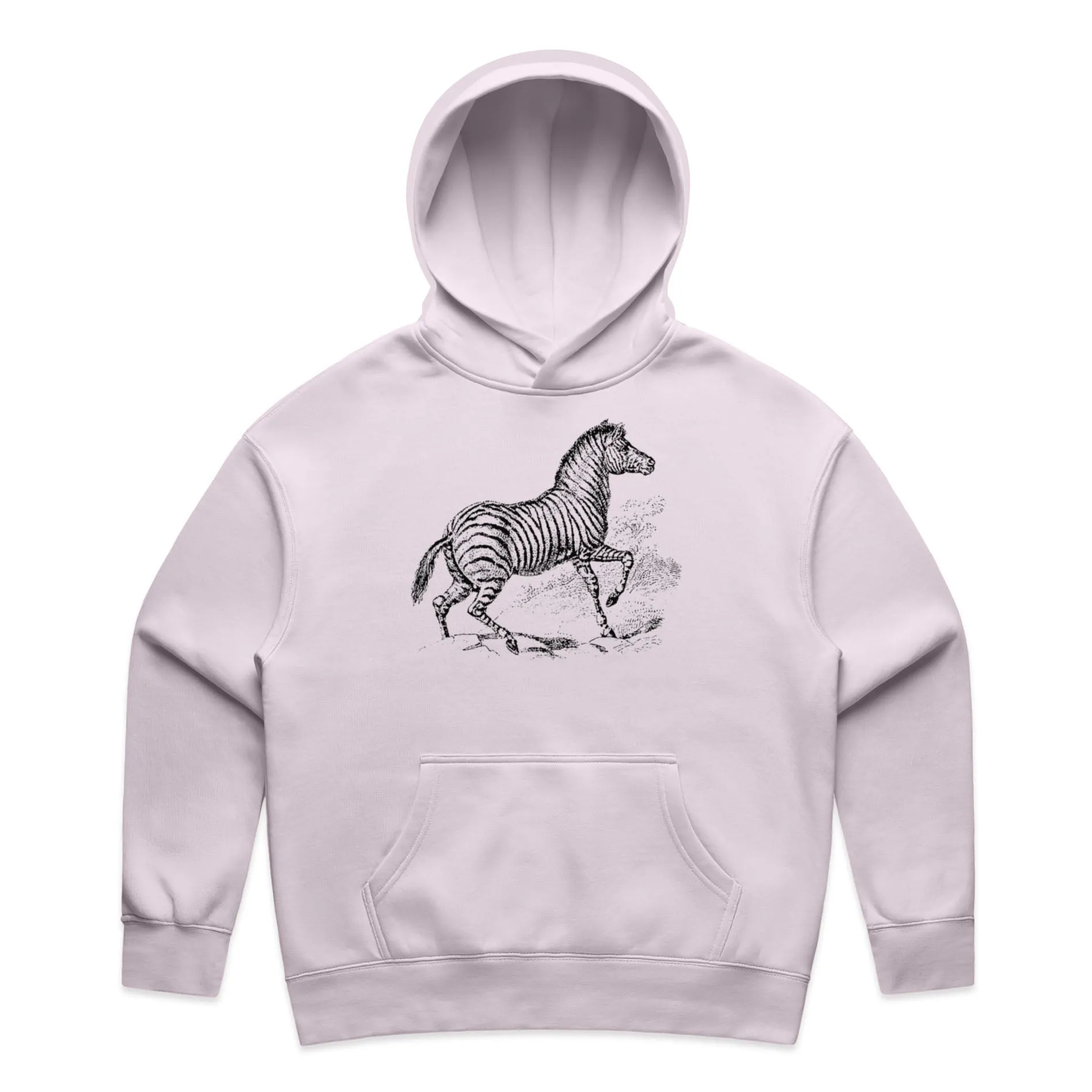 Safari Zebra – Women's Hooded Sweatshirt
