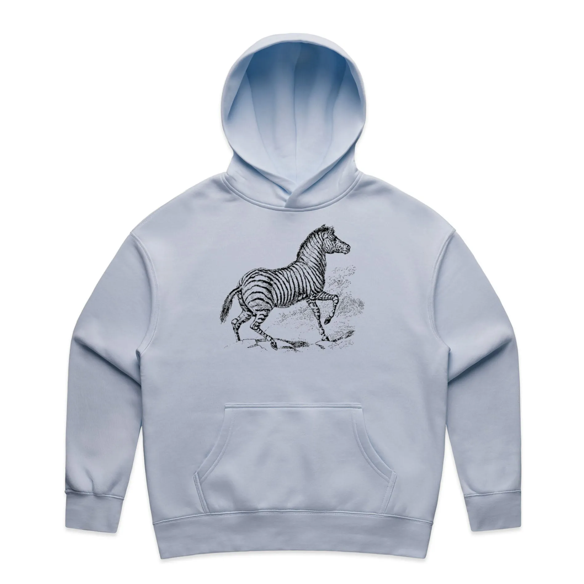 Safari Zebra – Women's Hooded Sweatshirt