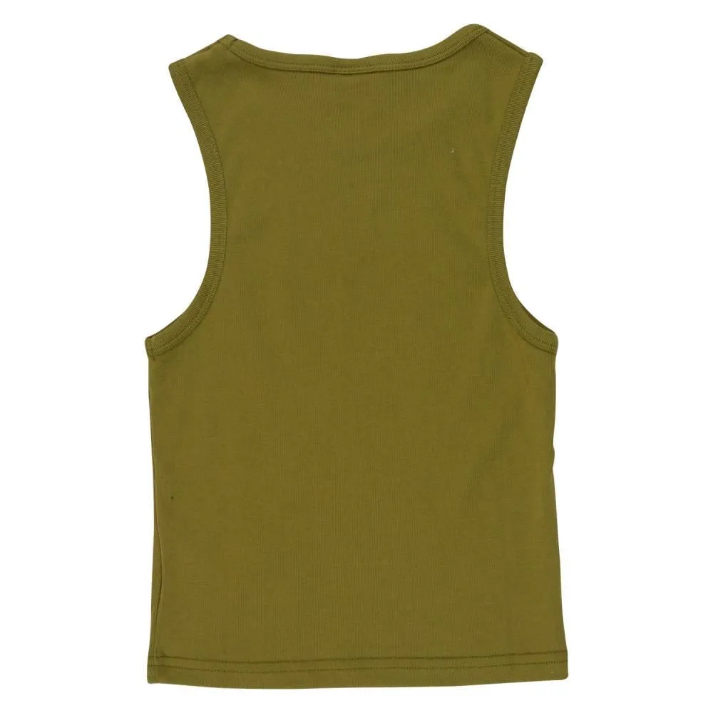 Santa Cruz Womens Vest Paradise Strip Tank - Khaki
