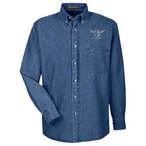 sbcc Harriton Mens Long Sleeve Denim Shirt