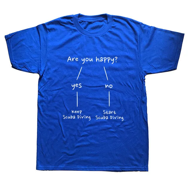 Scuba diving T-Shirt for Men | Are you happy?