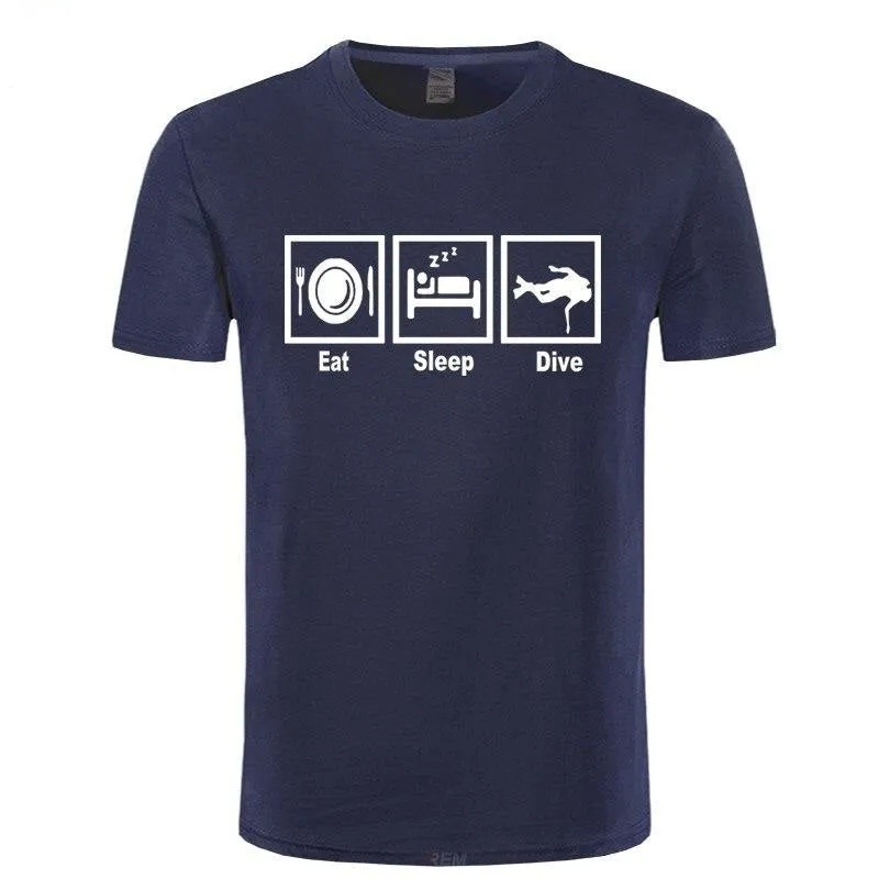 Scuba diving T-Shirt for Men | Eat, Sleep & Dive