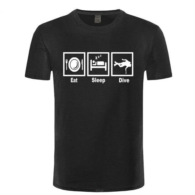Scuba diving T-Shirt for Men | Eat, Sleep & Dive