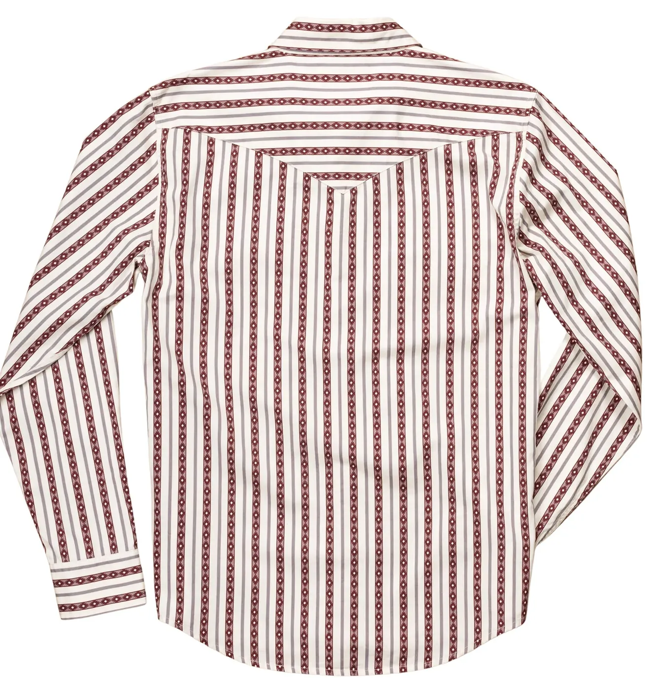 Serape Pearl Snap Shirt -RED