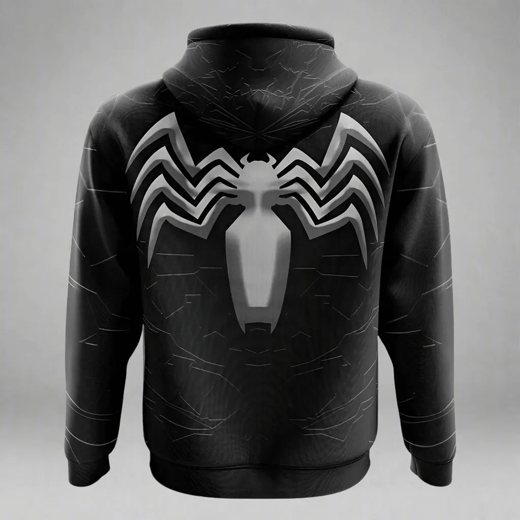 Shadow Strike Zip-Up Hoodie – Ultra-Soft, Fade-Proof Graphic Streetwear