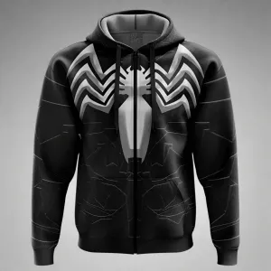 Shadow Strike Zip-Up Hoodie – Ultra-Soft, Fade-Proof Graphic Streetwear