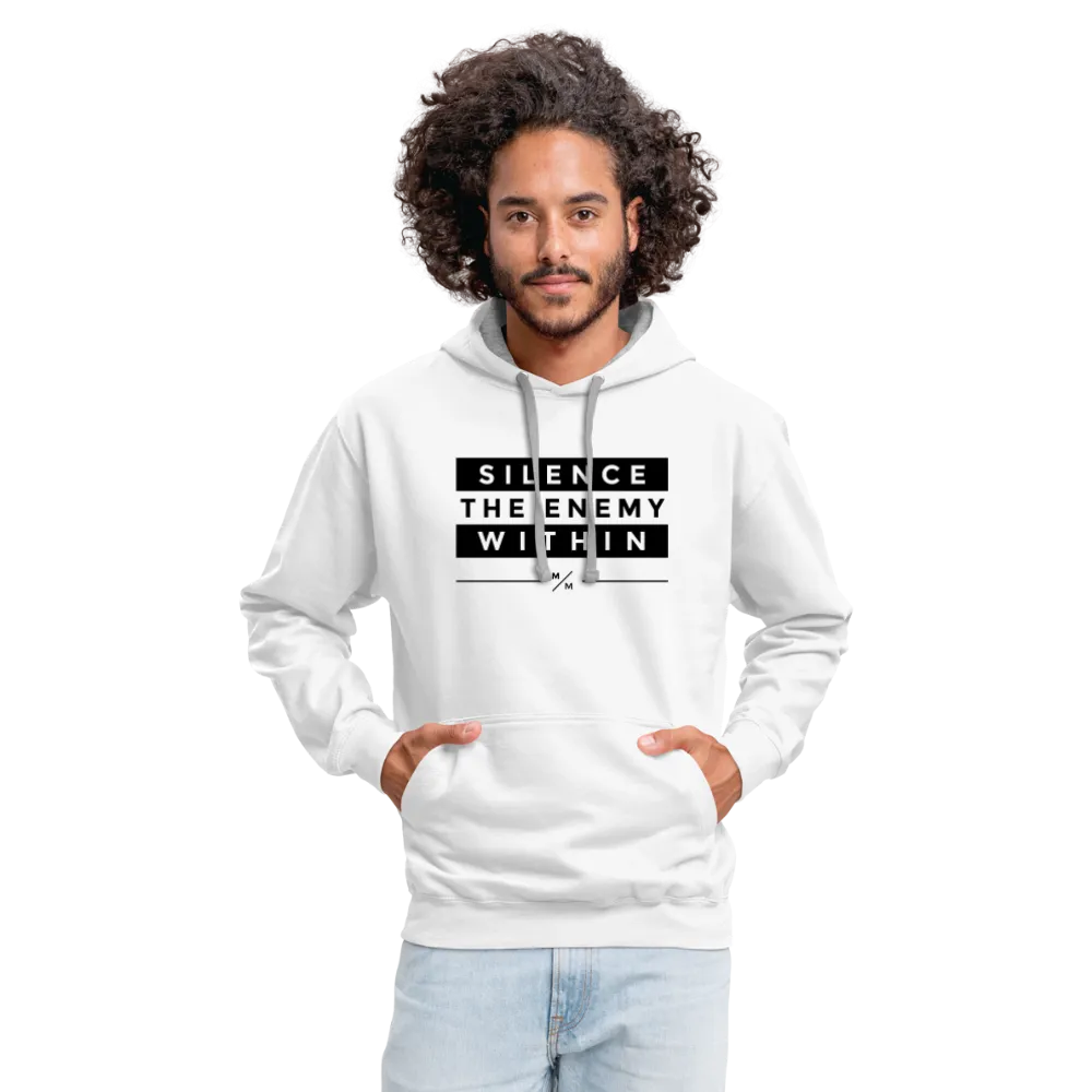 Silence The Enemy- Unisex Contrast Hoodie FP
