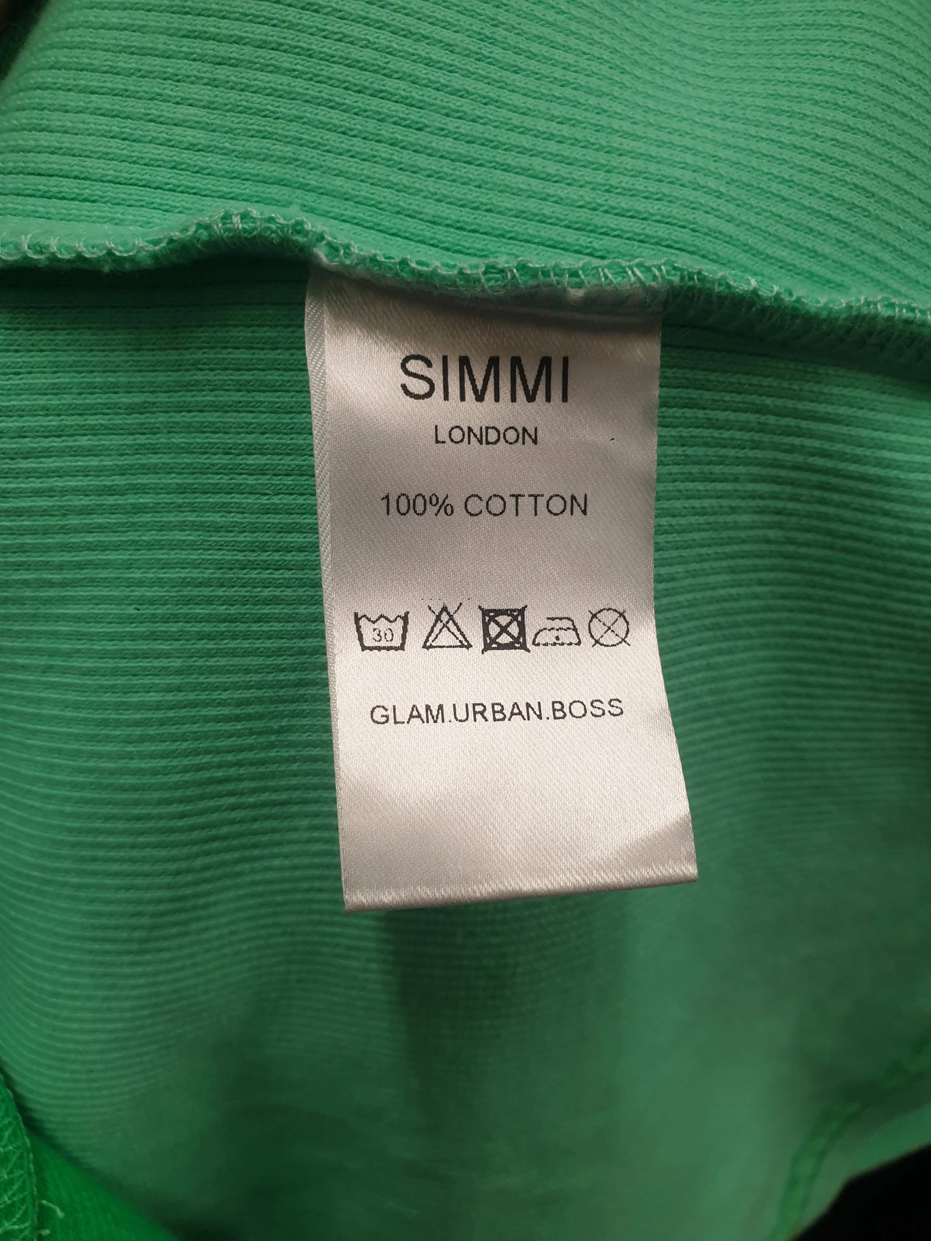Simmi mid green/light green split colour knit maxi dress size UK24