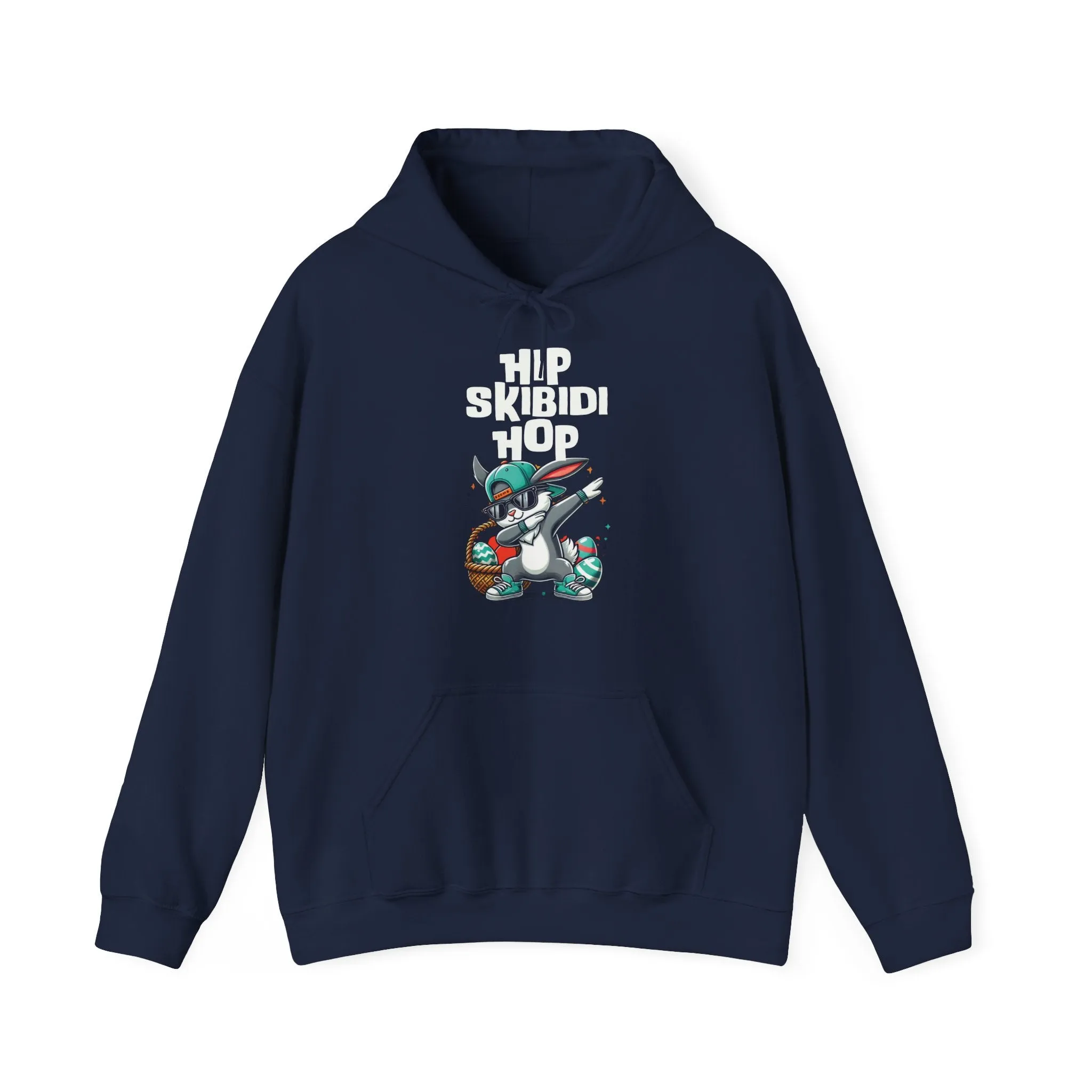 Skibidi Easter Hip Hop Dab Bunny Hoodie