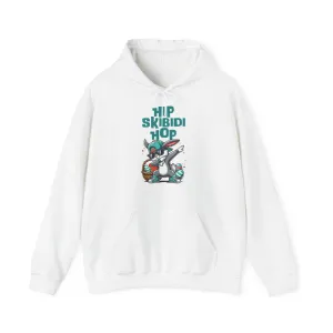 Skibidi Easter Hip Hop Dab Bunny Hoodie