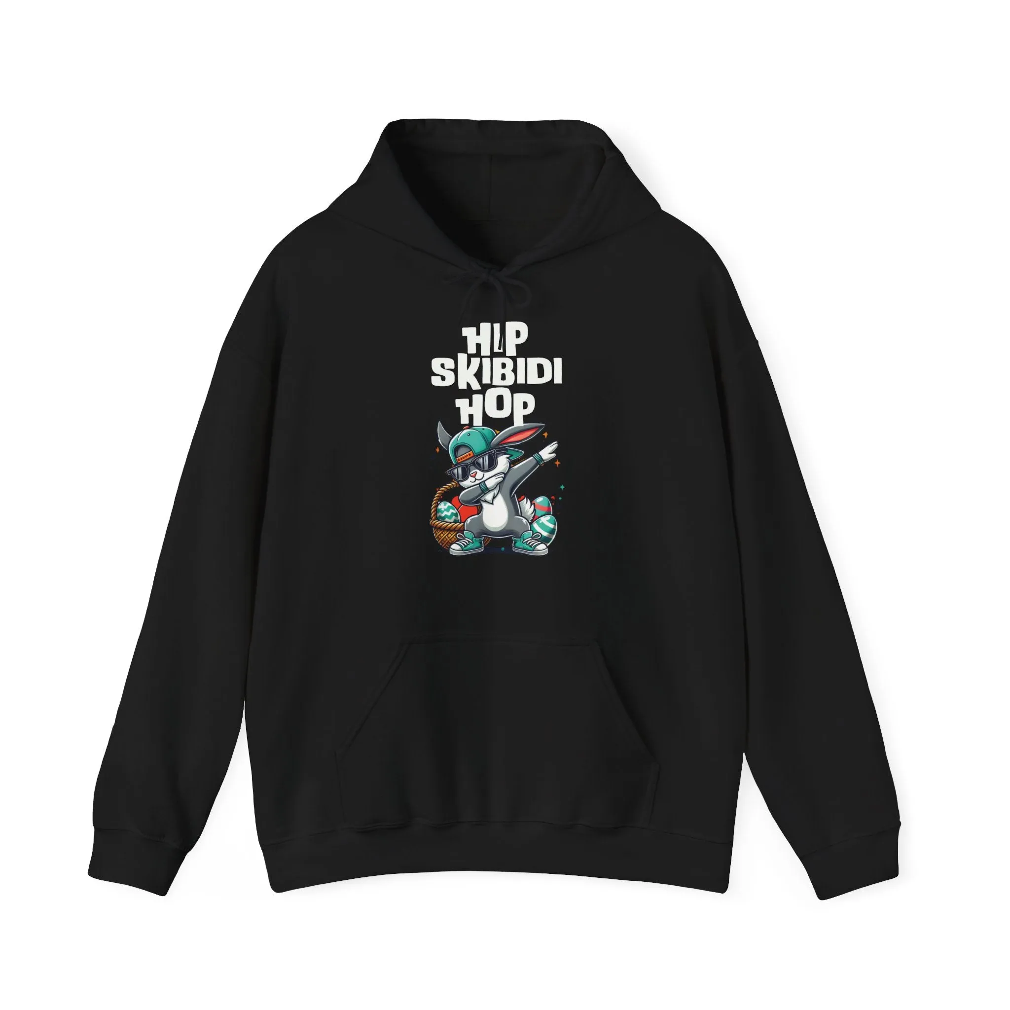Skibidi Easter Hip Hop Dab Bunny Hoodie