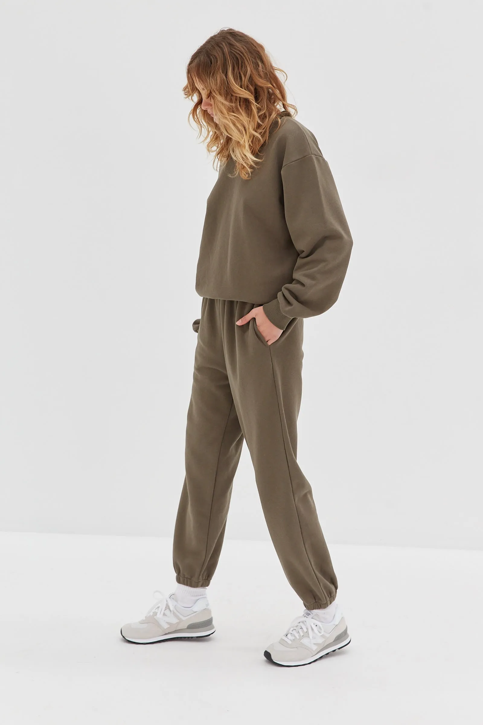 Sofia Sweat Shirt - Khaki