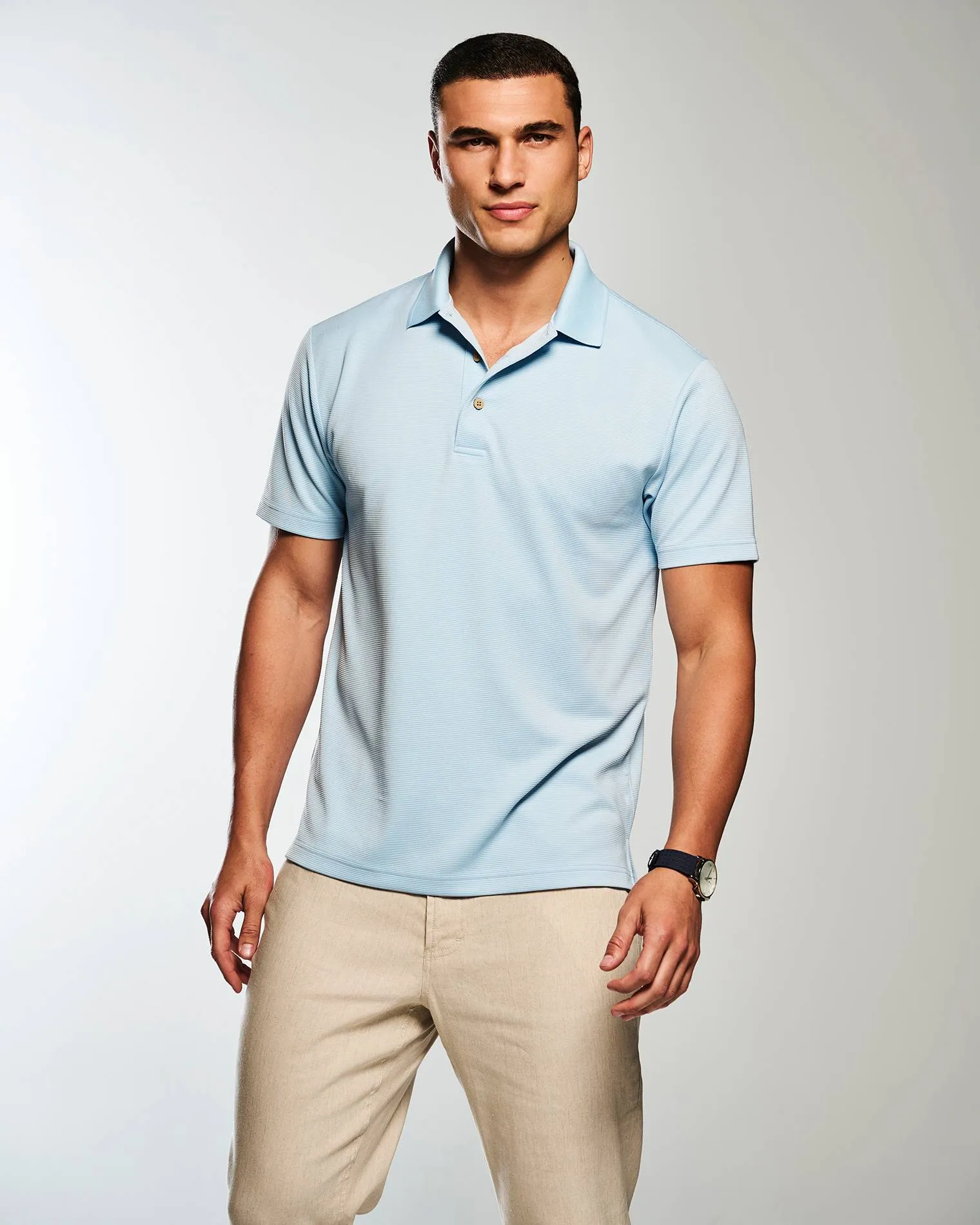 Solid Textured Polo