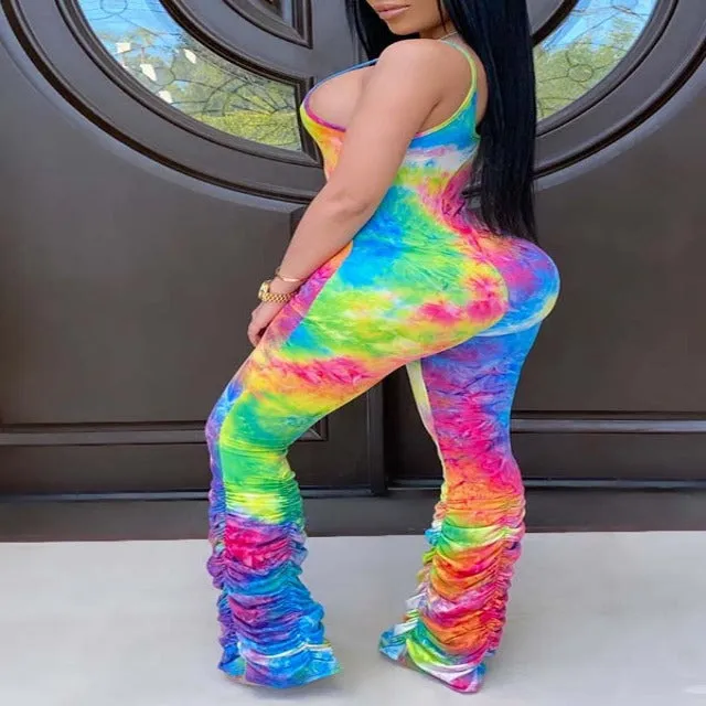 Splash Tie Dye Jumpsuit
