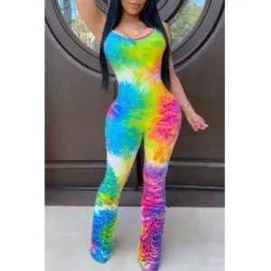 Splash Tie Dye Jumpsuit