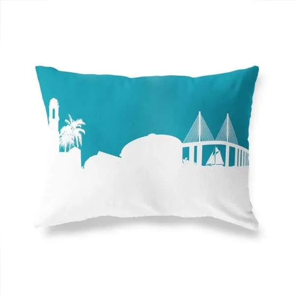 St Petersburg, Florida retro inspired city skyline