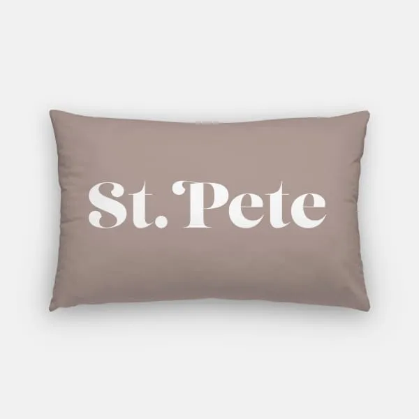 St Petersburg, Florida retro inspired city skyline