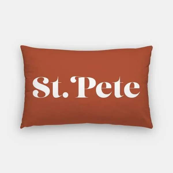 St Petersburg, Florida retro inspired city skyline