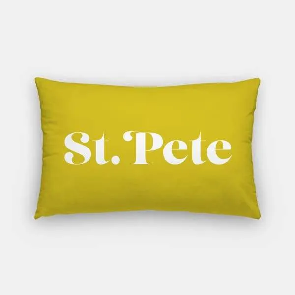 St Petersburg, Florida retro inspired city skyline