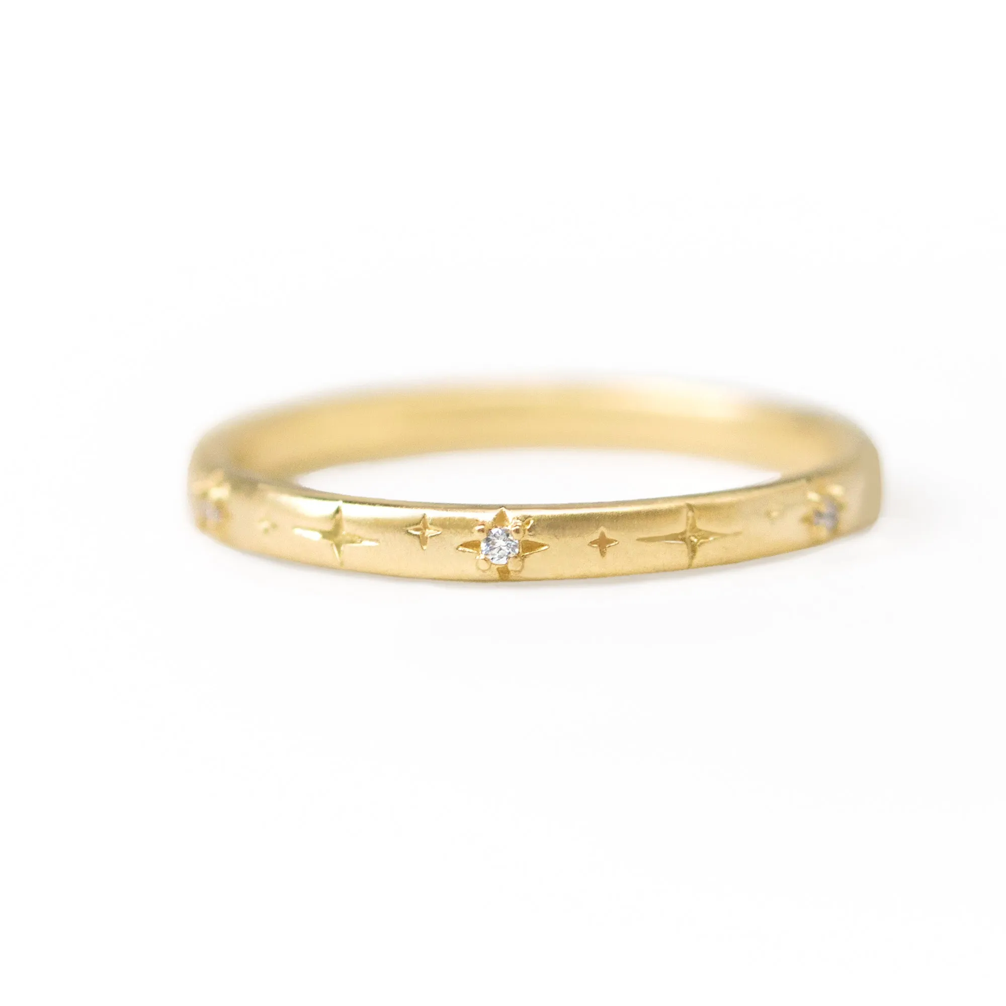 Starburst Diamond Band