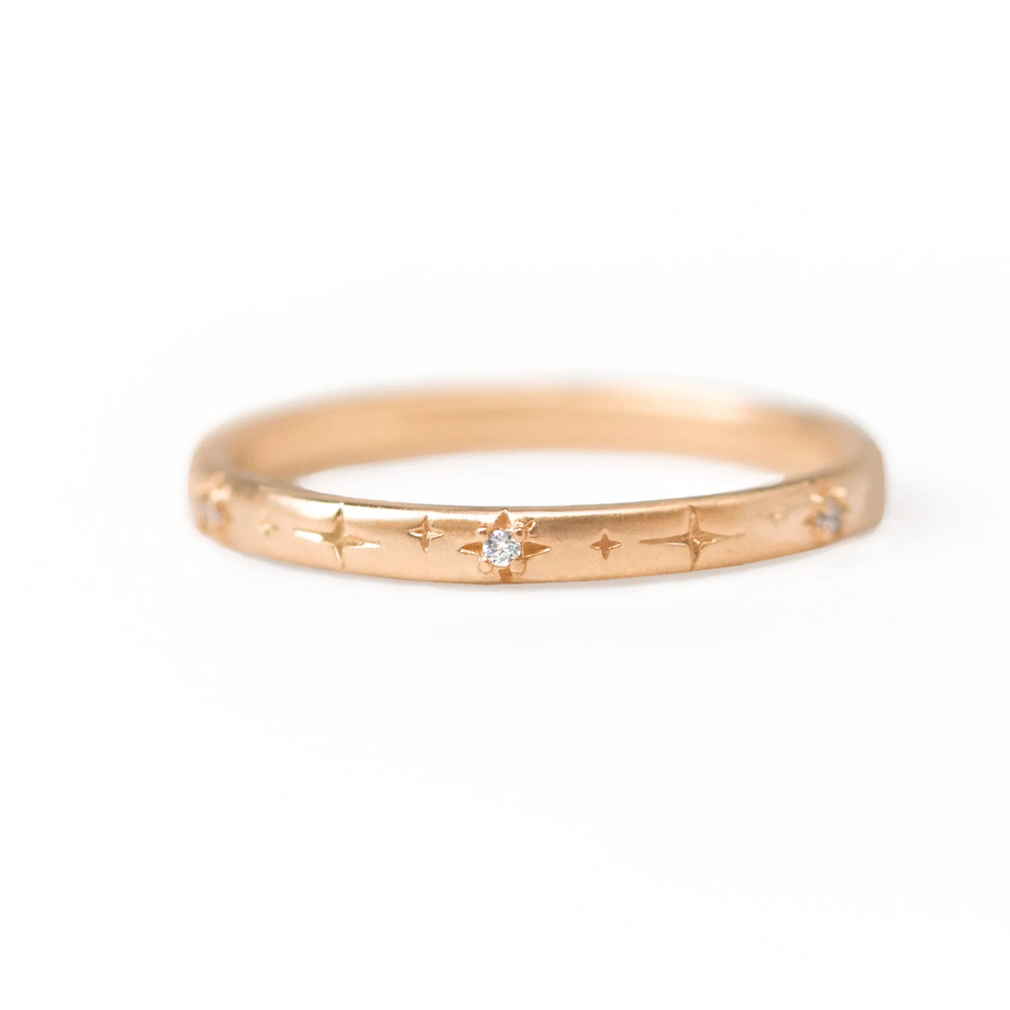 Starburst Diamond Band