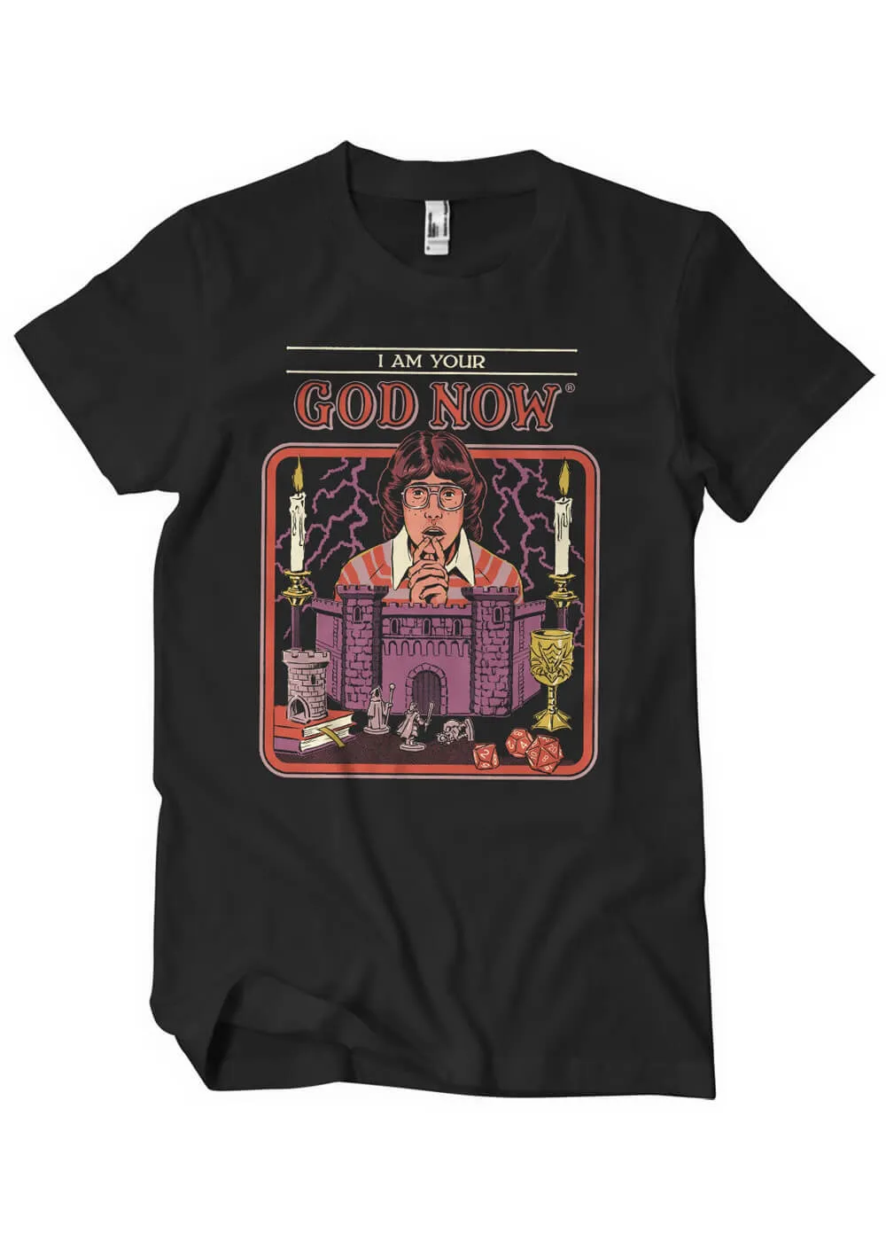 Steven Rhodes I Am Your God Now T-Shirt Black