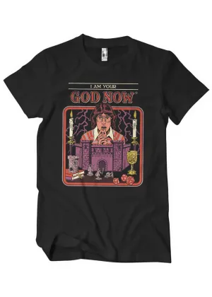Steven Rhodes I Am Your God Now T-Shirt Black
