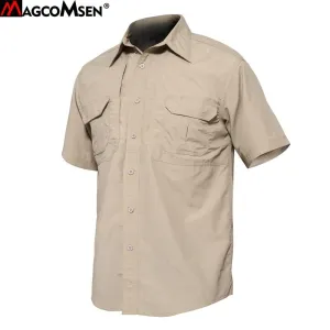 Tactical Shirts Man Summer Short Sleeve Quick Dry Combat Military Army Shirts Breathable Work Shirts