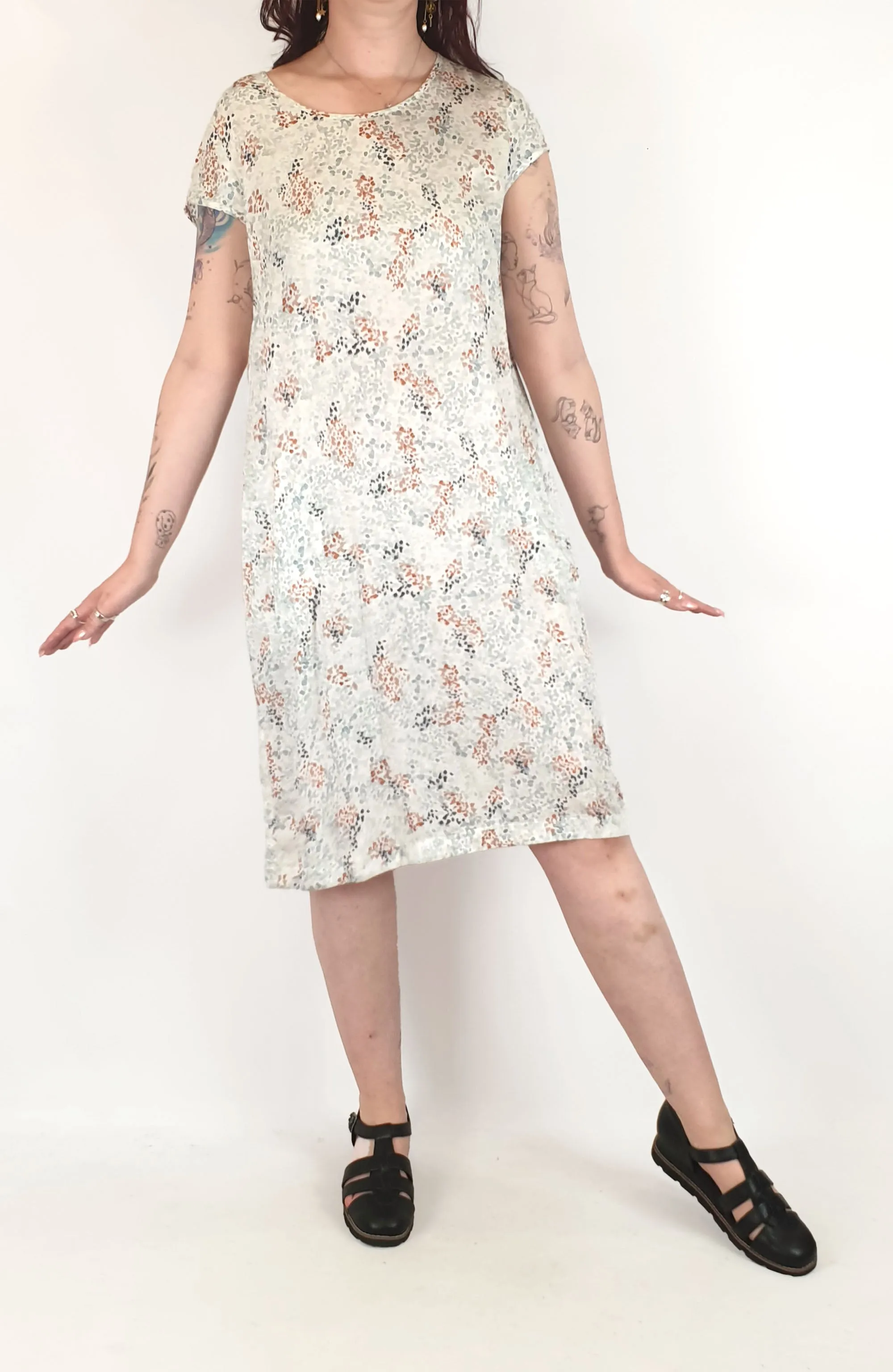 The Ark blue-toned tee shirt dress size 12