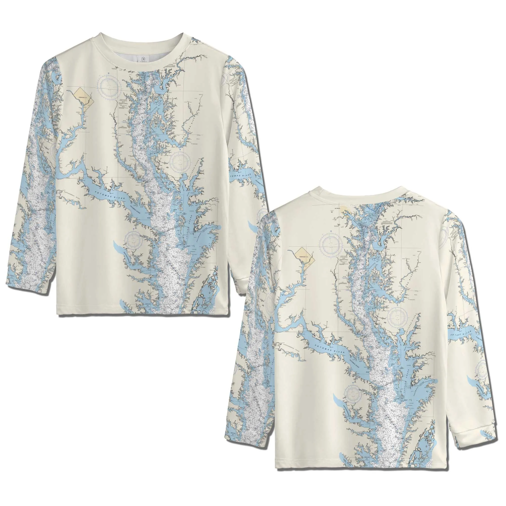 The  Chesapeake Bay Nautical Adventure Youth Long Sleeve Performance Tee