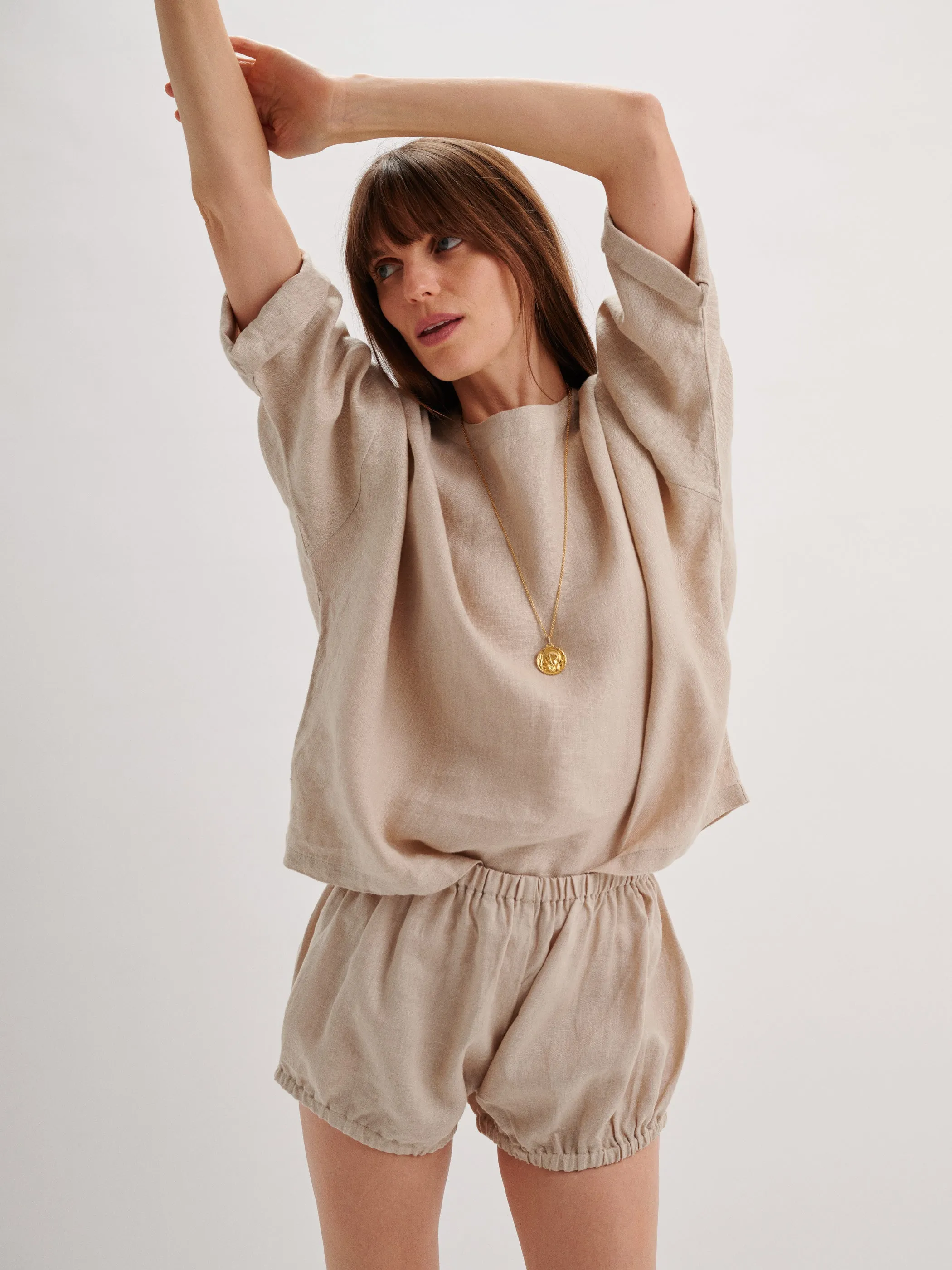 The Hera Bloomers in Linen