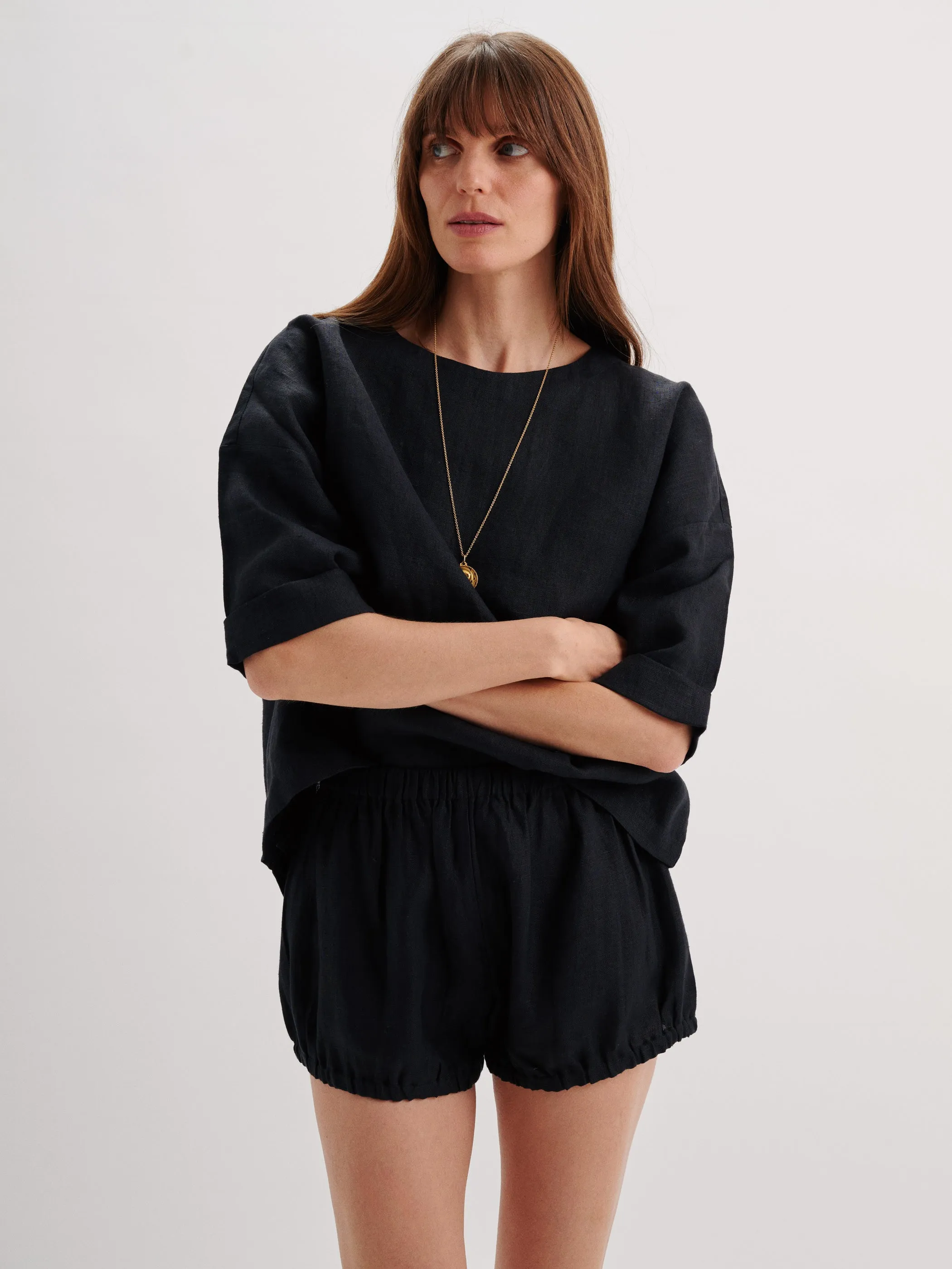 The Hera Bloomers in Linen