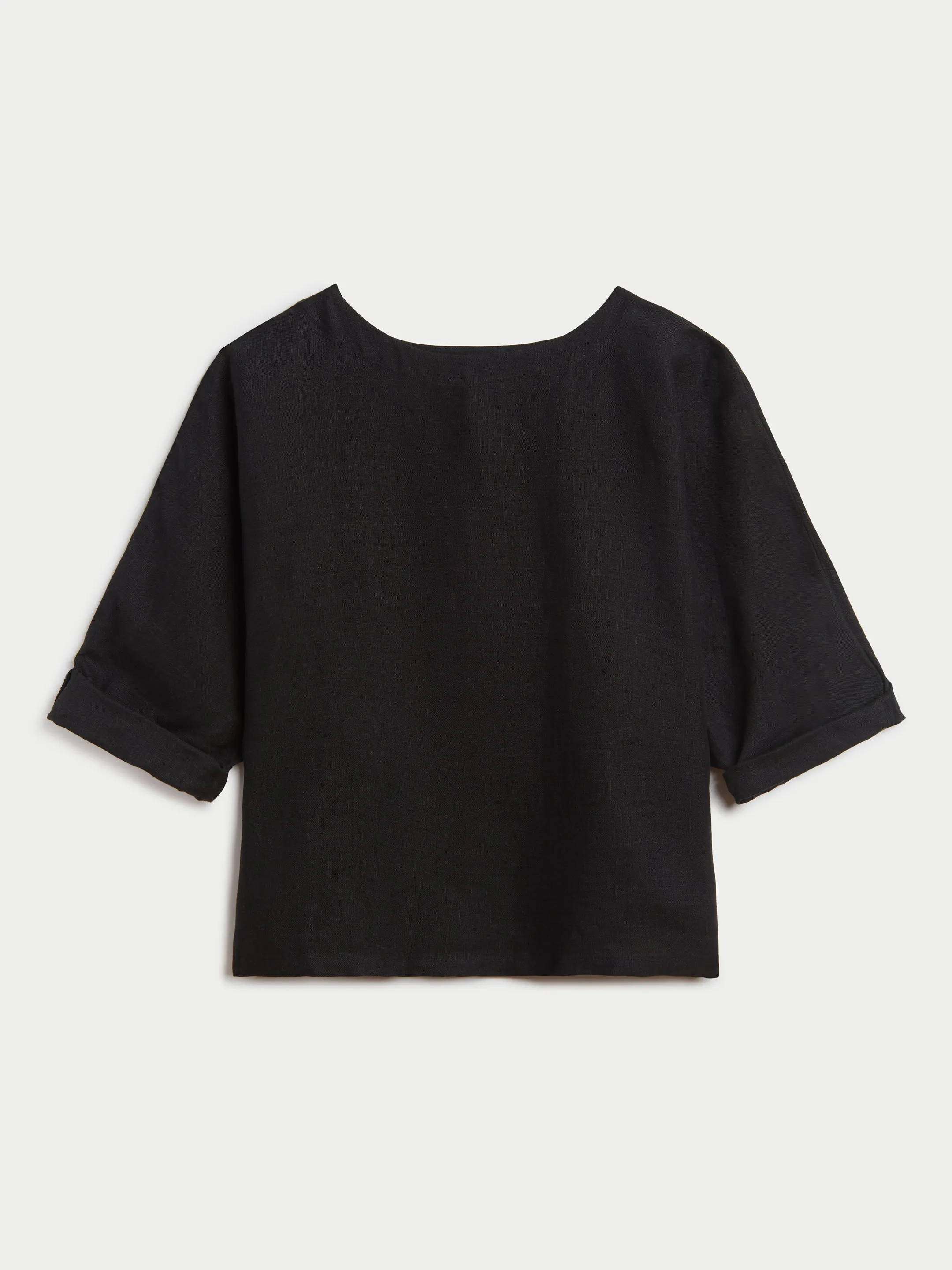The Saria Top in Linen