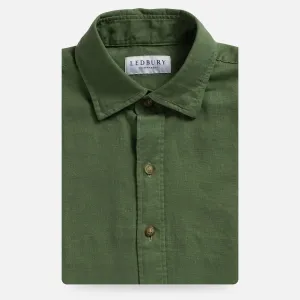 The Verde Barlotta Linen Custom Shirt