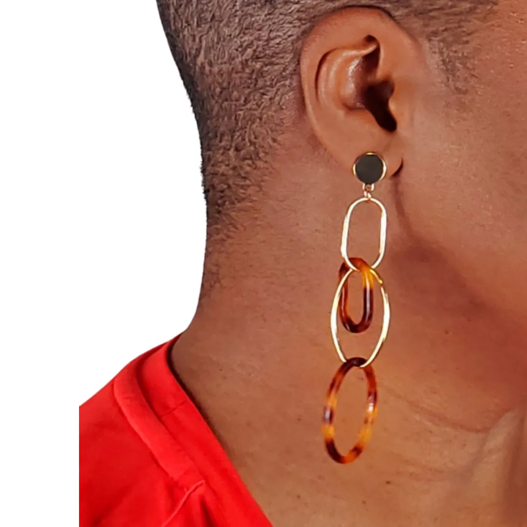 Tortoise Earring