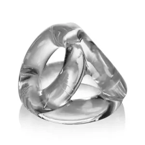 Tri Sport 3 Ring Sling Atomic Jock - Clear: A Triple-Threat for Enhanced Pleasure