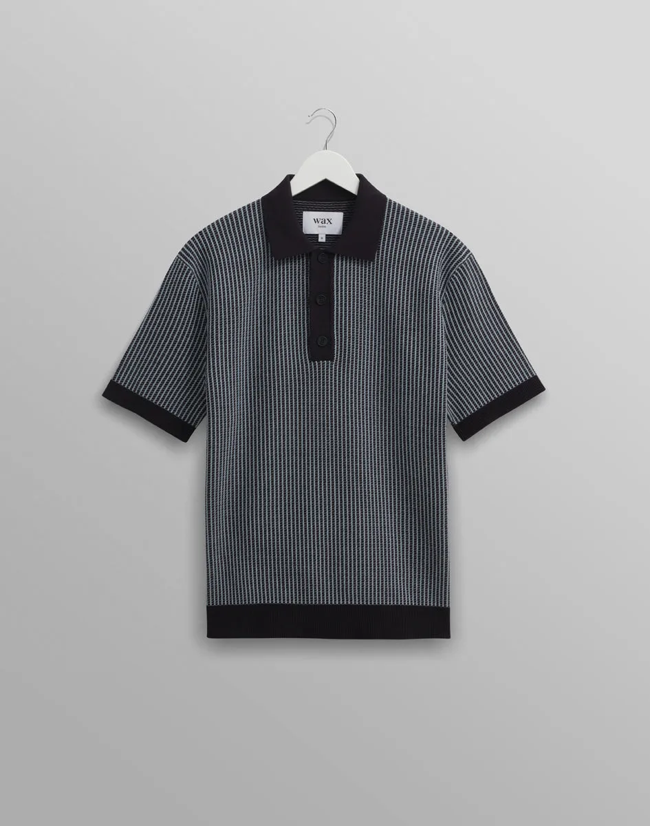 Turin Polo | Ladder Stripe/Navy