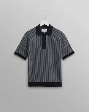 Turin Polo | Ladder Stripe/Navy