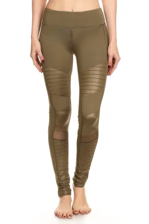 Unique Style Textured Striped Leggings