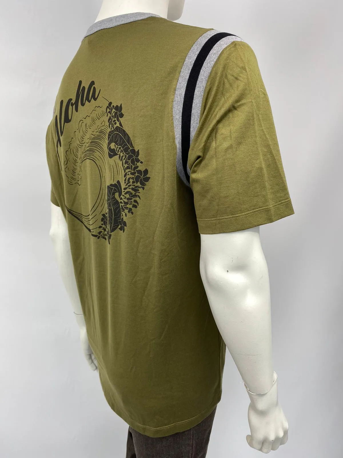 Varsity Printed Aloha T-Shirt
